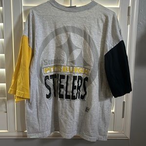 True Fan 3/4 sleeve vintage Steelers shirt